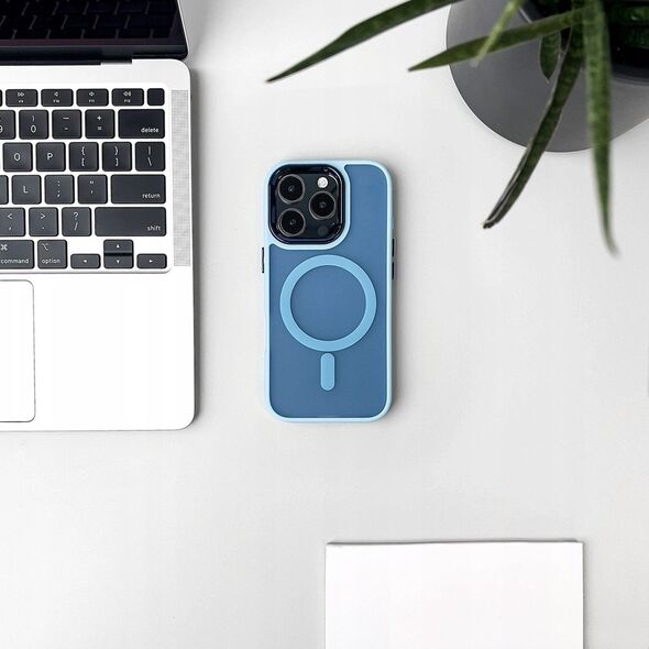 Θήκη Fashion Case με MagSafe για iPhone 16e - μπλε