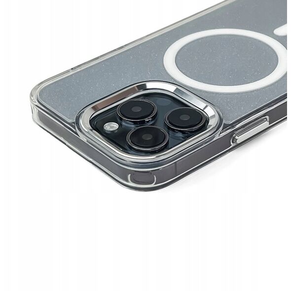 Θήκη με γκλίτερ Glitter Case με MagSafe για Samsung Galaxy A26 5G - λευκό