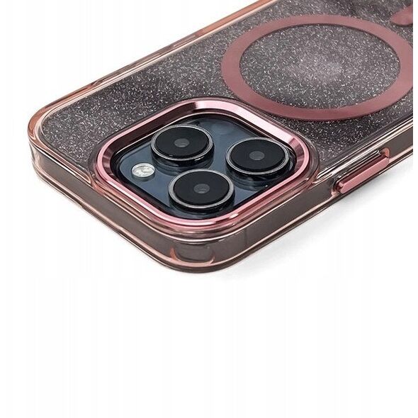 Θήκη Glitter Case με MagSafe για Samsung Galaxy A36 5G - ροζ