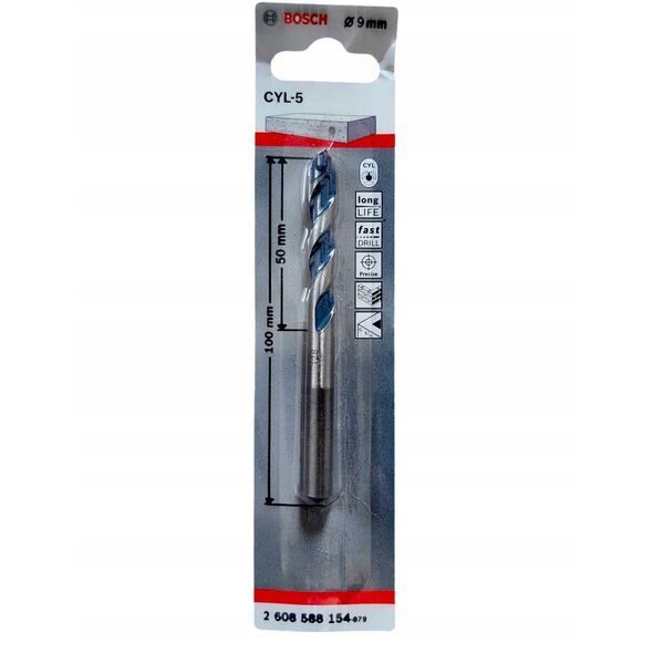 Τρυπάνι CYL-5 (BGR) 9X50X100MM