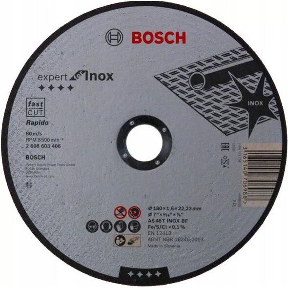 Δίσκος κοπής MPP INOX 180X1,6MM PR