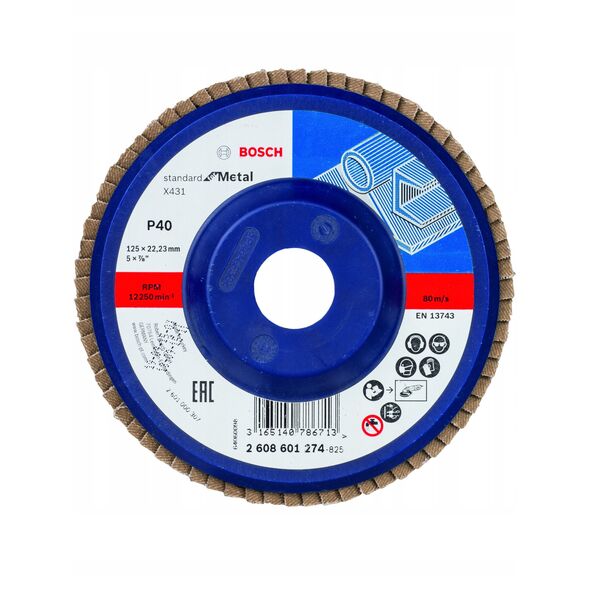 ΔΙΣΚΟΣ/ΛΕΠΙΔΑ, X431 PROST, 125x22.23mm, G40