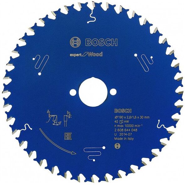 TAR. PIL. EXPERT 190X30X2.6/1.6X40T