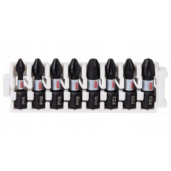 8PC Impact 25mm PH1,PH2,PH3,PZ2,PZ3