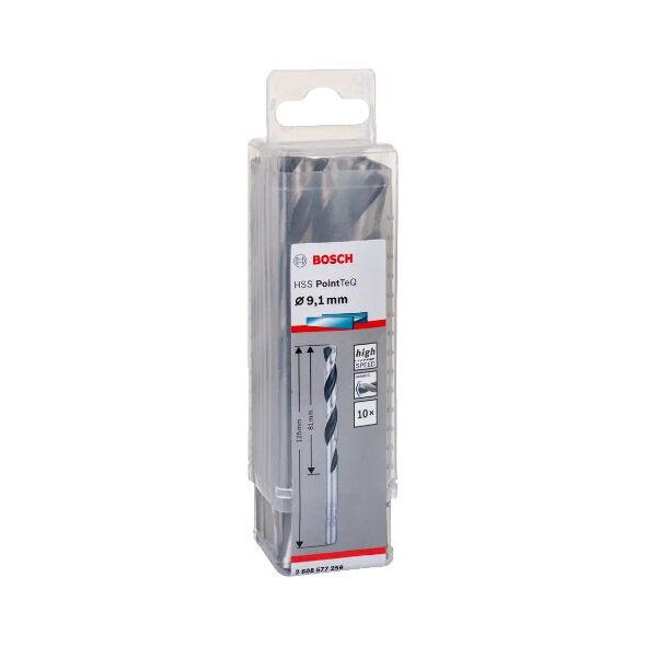 Τρυπάνι HSS POINTTEQ 9.1MM 10 τεμ