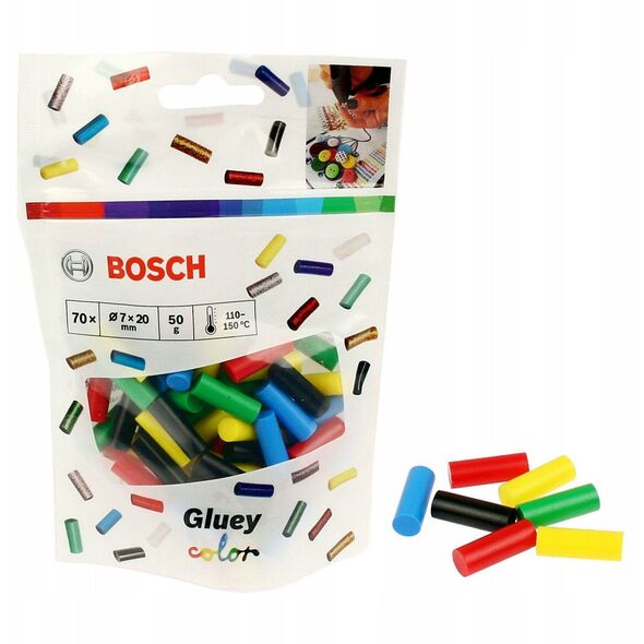 ΡΑΒΔΟΙ ΚΟΛΛΑΣ GLUEY ΧΡΩΜΑ ΜΙΞ 20x7mm 70PC