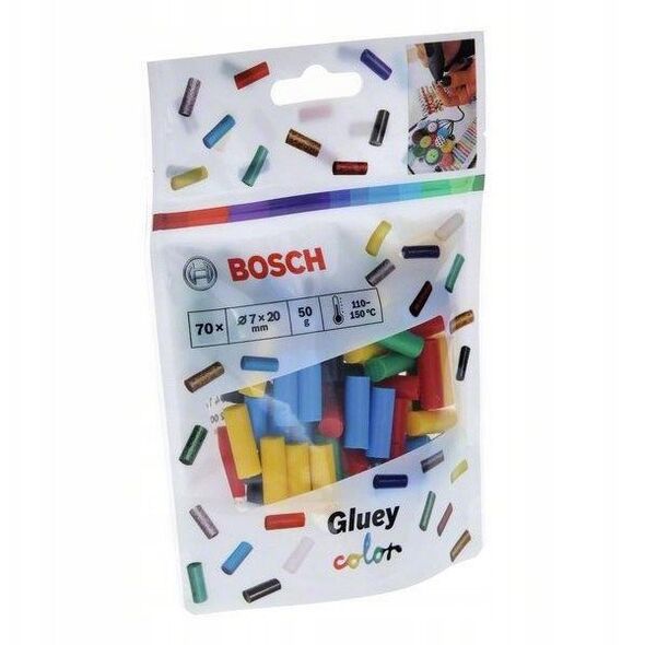 ΡΑΒΔΟΙ ΚΟΛΛΑΣ GLUEY ΧΡΩΜΑ ΜΙΞ 20x7mm 70PC