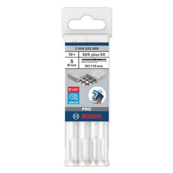 ΤΡΥΠΑΝΙΑ SDS-PLUS-5X 5 x 50 x 110 mm 10PC