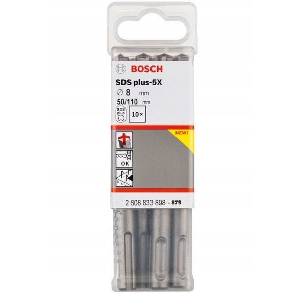 Τρυπάνι SDS PLUS-5X 8X50X110MM 10 τεμ