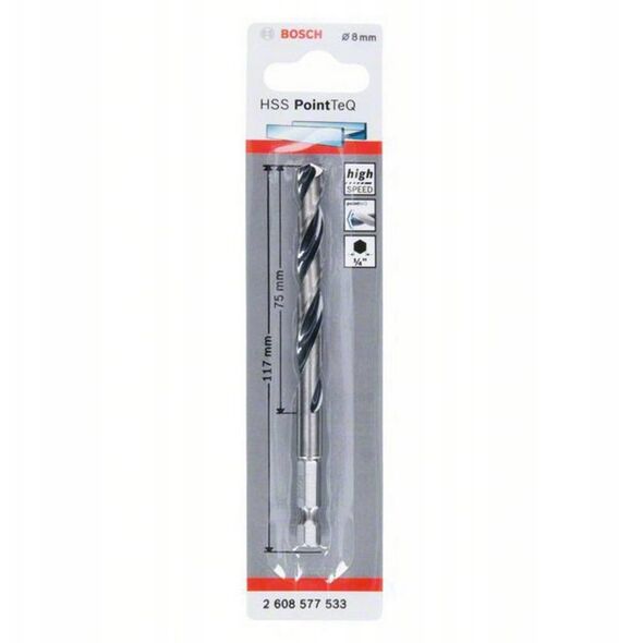 Τρυπάνι για μέταλλο BOSCH 8.0x117mm