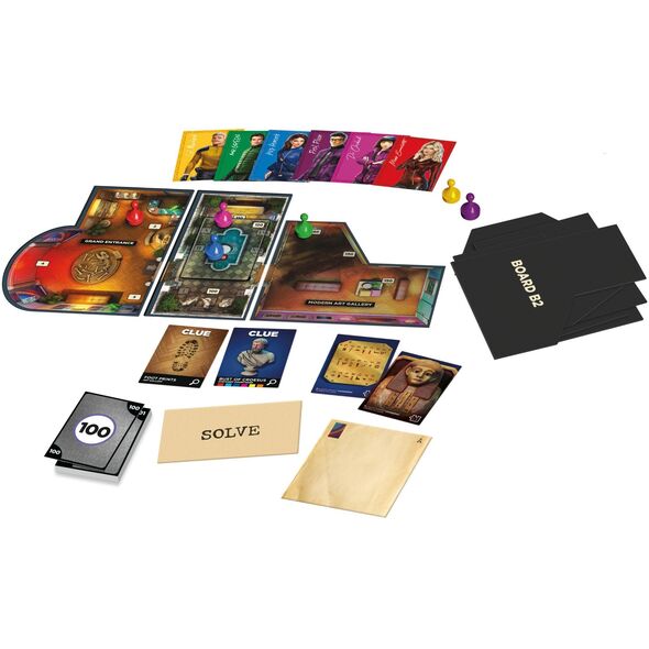 Επιτραπέζιο παιχνίδι Hasbro Gaming Cluedo Escape Heist στο μουσείο, SE