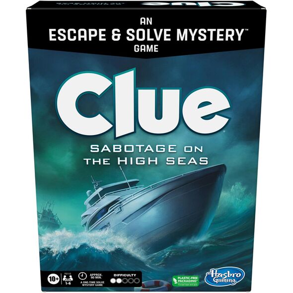 Επιτραπέζιο παιχνίδι Hasbro Gaming Cluedo απόδραση Κίνδυνος στο S.S. καταστροφή, SE