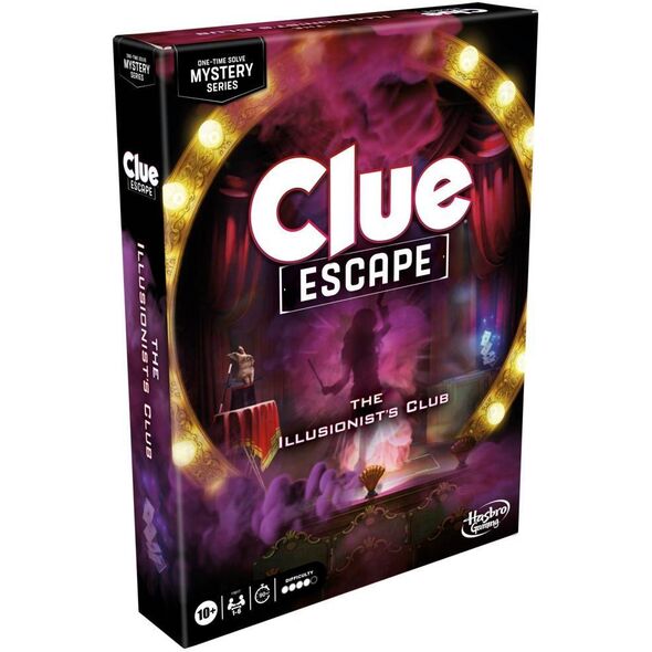 Επιτραπέζιο παιχνίδι Hasbro Gaming Cluedo Escape The Illusionist Club, FI