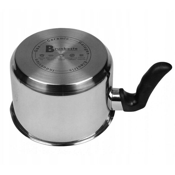 ΑΝΟΞΕΙΔΩΤΗ ΚΑΤΣΑΡΟΛΑ ΓΙΑ ΓΑΛΑ 1.0L BRUNBESTE BB-2197