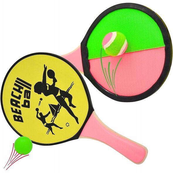 ΣΕΤ ΡΑΚΕΤΕΣ 2ΣΕ1 BEACH ΚΑΙ CATCH BALL ENERO