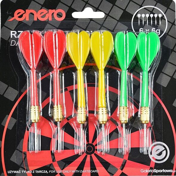 Μεταλλικά Βελάκια DART 6g Σετ 6 τεμ ENERO