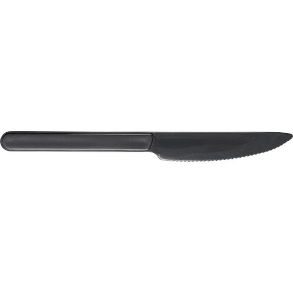 Πλαστικό μαχαίρι πολλαπλών χρήσεων 18,7cm PP ανθρακί 50τμχ/πακ Μαύρο/γκρι 1x1x1mm (50EA)