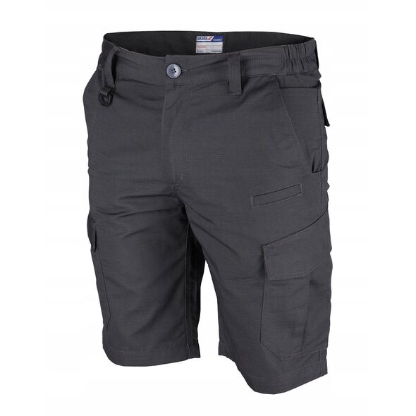 Εργατικά σορτς ripstop+spandex μέγεθος L, 220g/m2, γκρι