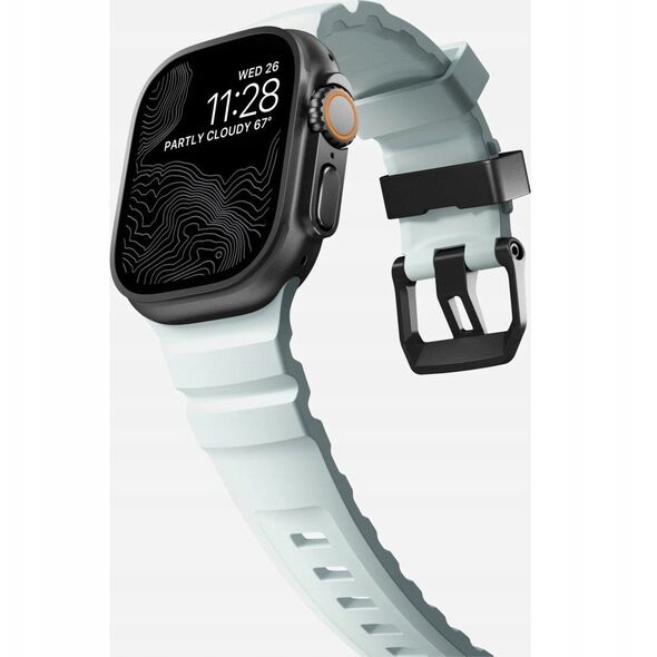 Nomad Rocky Point Band, μαύρο παγωμένο μπλε λάμψη - AW 46/49mm