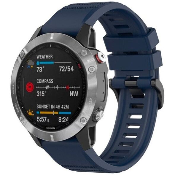 Λουράκι σιλικόνης Fixed QuickFit, 22 mm, μπλε