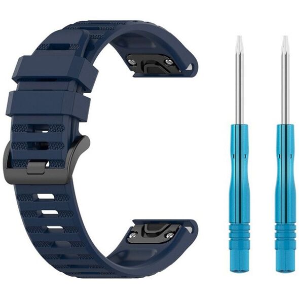 Λουράκι σιλικόνης Fixed QuickFit, 22 mm, μπλε