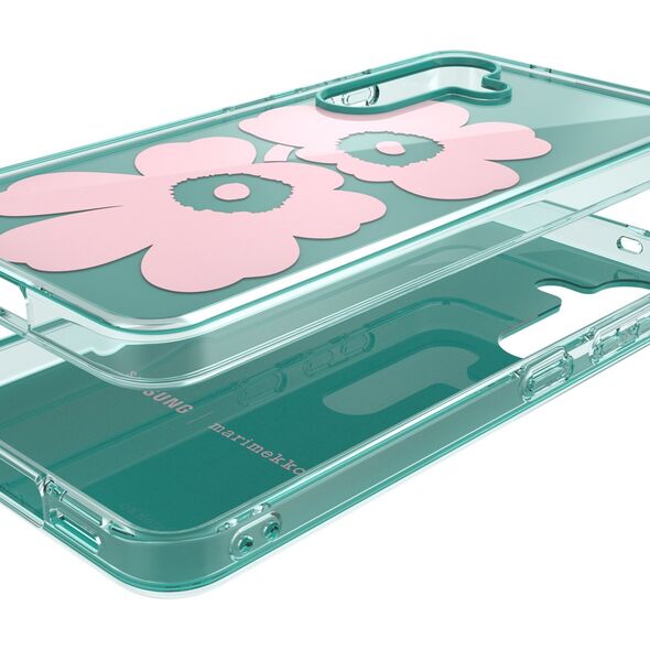 Samsung X Marimekko Dual Layer protective case, Samsung Galaxy S25+, green / pink