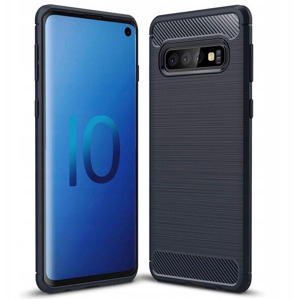 Ελαστική θήκη Carbon Case για Samsung Galaxy A42 5G μαύρο