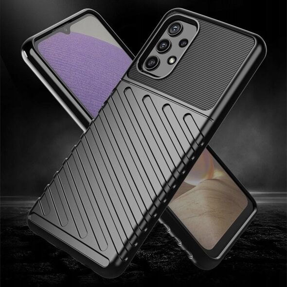Θήκη Thunder ελαστική θήκη προστασίας Samsung Galaxy A72 4G πράσινο