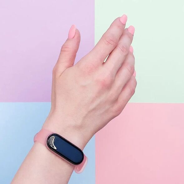 Σιλικονούχο λουράκι για Xiaomi Mi Band 5 / 6 / 7 - χρυσό