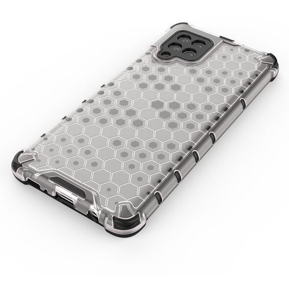 Θήκη Honeycomb etui pancerny pokrowiec με ζελατινώδες πλαίσιο Samsung Galaxy A42 5G μπλε
