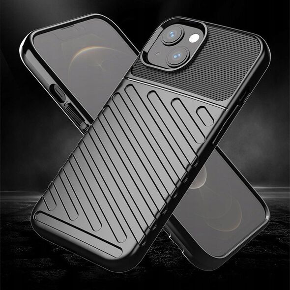 Θήκη Thunder ελαστική θωρακισμένη θήκη κάλυμμα iPhone 13 mini πράσινο