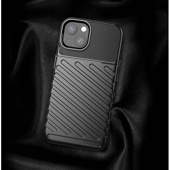 Θήκη Thunder ελαστική θωρακισμένη θήκη κάλυμμα iPhone 13 mini πράσινο
