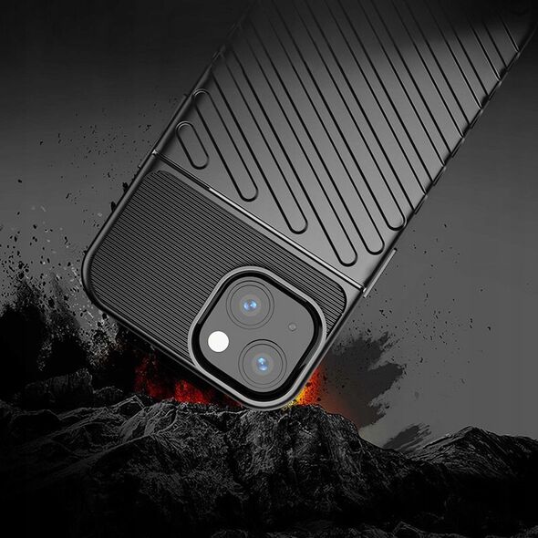 Θήκη Thunder ελαστική θωρακισμένη θήκη κάλυμμα iPhone 13 mini πράσινο