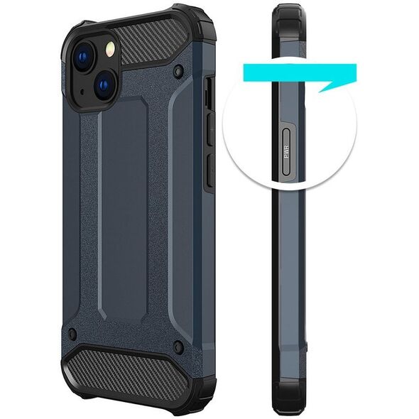 Υβριδική Θήκη Θωράκισης pancerne hybrydowe etui pokrowiec iPhone 13 Pro złoty