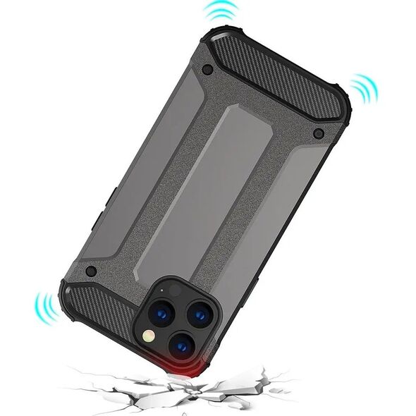Υβριδική Θήκη Θωράκισης pancerne hybrydowe etui pokrowiec iPhone 13 Pro złoty