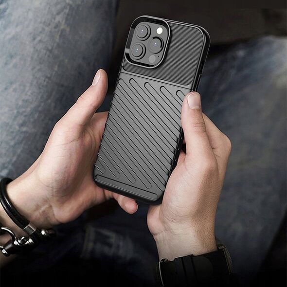 Θήκη Thunder Case ελαστική θωρακισμένη θήκη κάλυμμα iPhone 13 Pro Max μπλε
