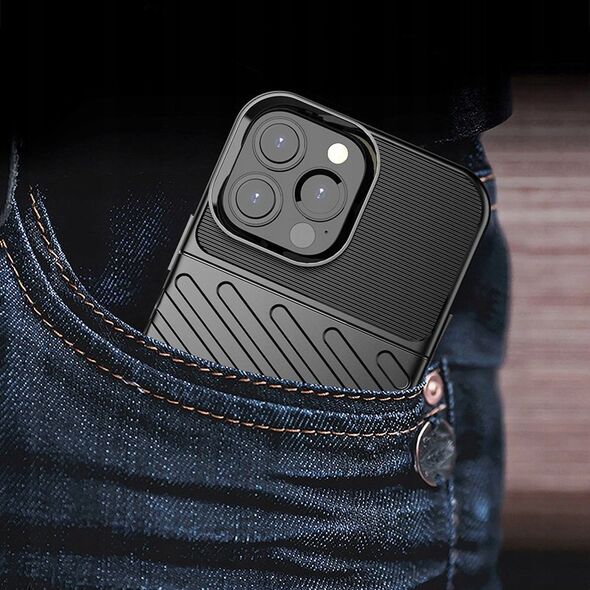 Θήκη Thunder Case ελαστική θωρακισμένη θήκη κάλυμμα iPhone 13 Pro Max μπλε
