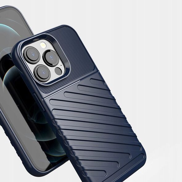 Θήκη Thunder ελαστική θωρακισμένη θήκη κάλυμμα iPhone 13 Pro μπλε