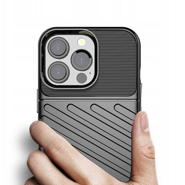 Θήκη Thunder ελαστική θωρακισμένη θήκη κάλυμμα iPhone 13 Pro μπλε
