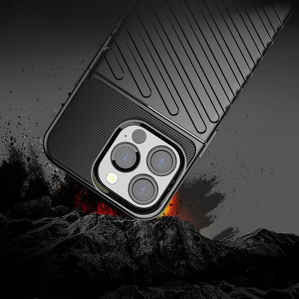 Θήκη Thunder ελαστική θωρακισμένη θήκη κάλυμμα iPhone 13 Pro μπλε