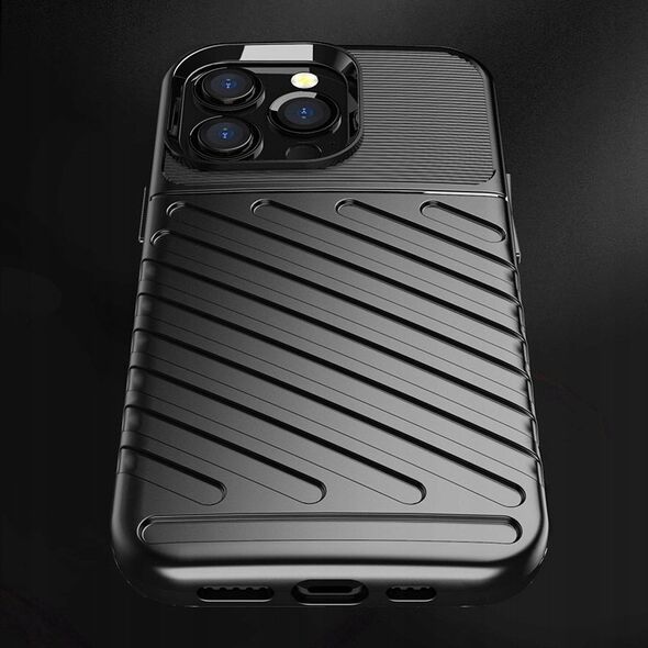 Θήκη Thunder ελαστική θωρακισμένη θήκη κάλυμμα iPhone 13 Pro μπλε