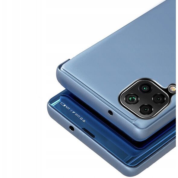 Θήκη Clear View Case με καπάκι Samsung Galaxy A22 4G μπλε