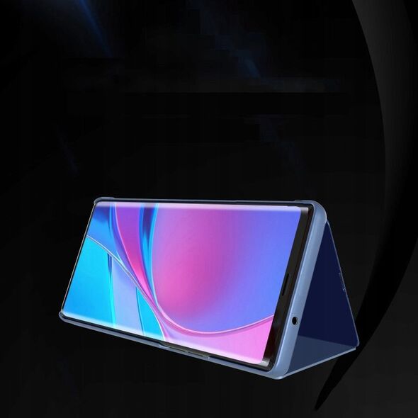 Θήκη Clear View Case με καπάκι Samsung Galaxy A22 4G μπλε