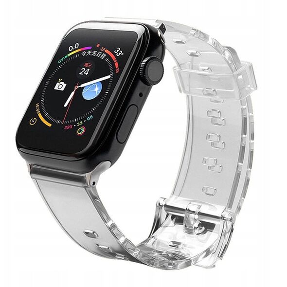 Λουράκι σιλικόνης βραχιόλι Strap Light για το ρολόι Apple Watch 38 / 40 mm - μαύρο