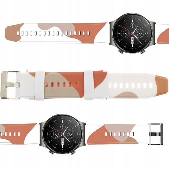Λουράκι Strap Moro για Samsung Galaxy Watch 40 / 41 / 42 / 43 / 44 mm σιλικόνη βραχιόλι λουράκι για ρολόι - σχέδιο 5