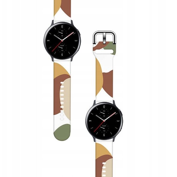 Λουράκι Pasek Strap Moro για Samsung Galaxy Watch 40 / 41 / 42 / 43 / 44 mm σιλικονούχο βραχιόλι λουράκι για ρολόι - σχέδιο 4