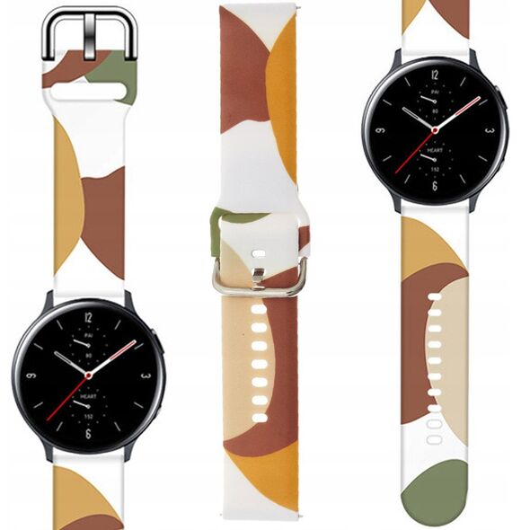 Λουράκι Strap Moro για Samsung Galaxy Watch 45 / 46 / 47 mm σιλικόνης βραχιόλι λουράκι για ρολόι - σχέδιο 4