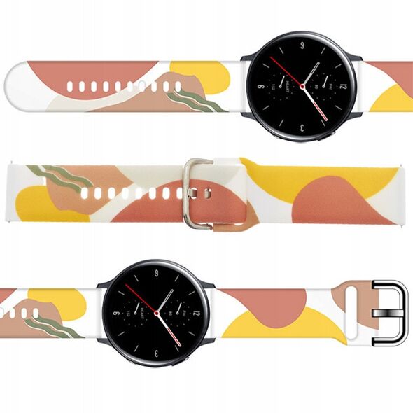 Λουράκι Pasek Strap Moro για Samsung Galaxy Watch 45 / 46 / 47 mm σιλικονούχο βραχιόλι λουράκι για ρολόι - σχέδιο 7