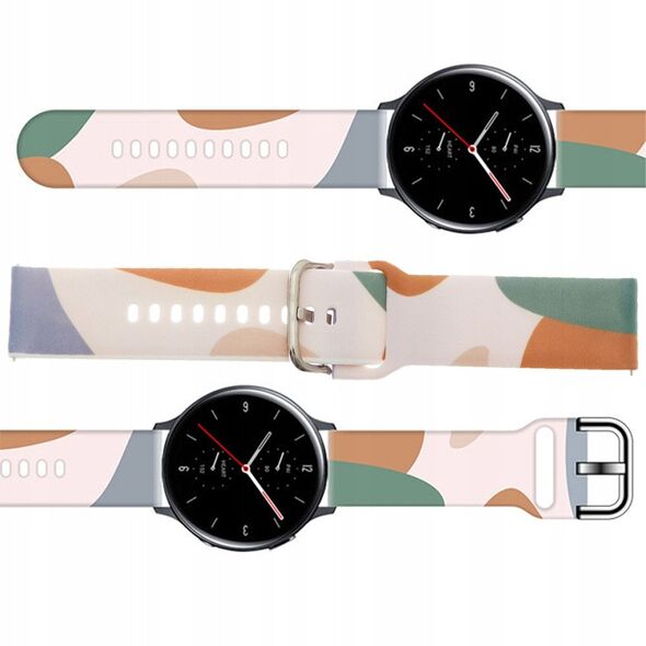 Λουράκι Strap Moro για Samsung Galaxy Watch 45 / 46 / 47 mm σιλικονούχο βραχιόλι λουράκι για ρολόι - σχέδιο 11