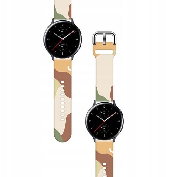 Λουράκι Strap Moro για Samsung Galaxy Watch 45 / 46 / 47 mm σιλικονούχο βραχιόλι λουράκι για ρολόι - σχέδιο 16